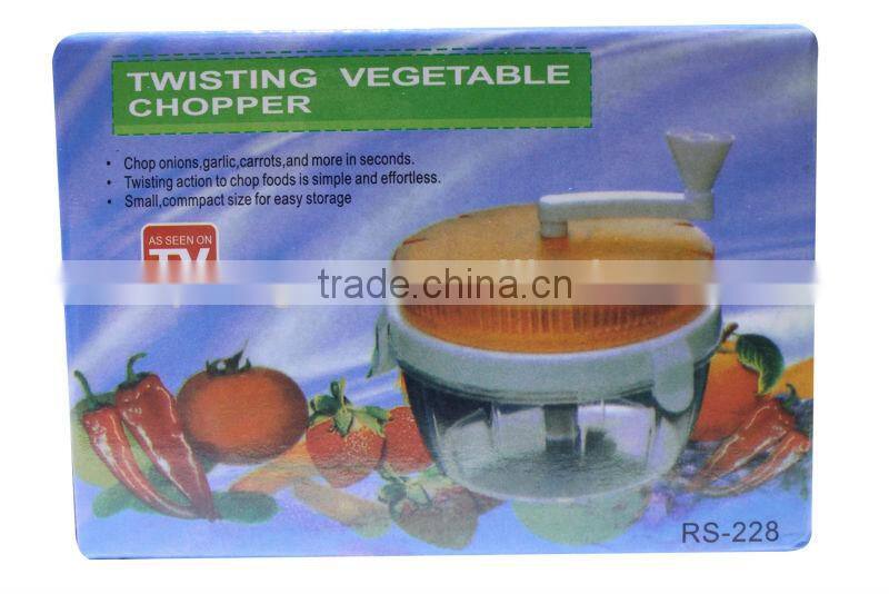 TV show Twisting manual Vegetable Chopper KS145