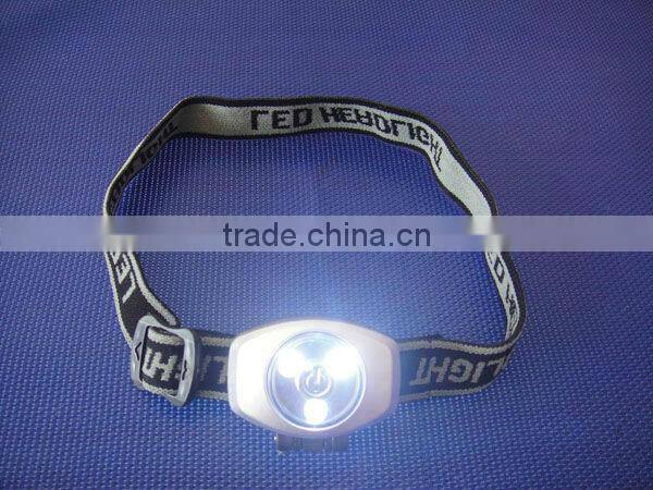 ABS 3 LED MINI HEAD TORCH LIGHT