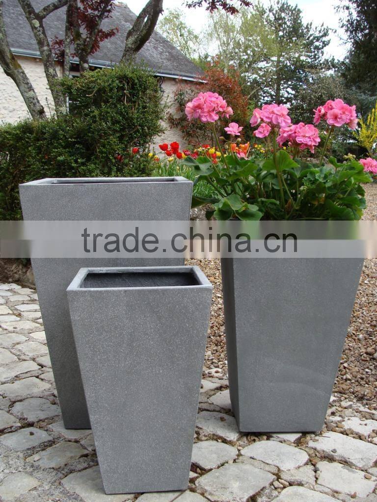 Fiber terrazzo pots - Handmade - Made in Vietnam