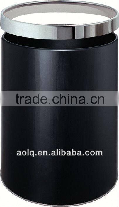 Room Waste Container With Steel Rim, Trash/dust Bin