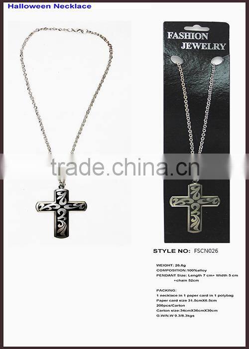 76's Chain Pendant Cross Necklace With Retail Packing