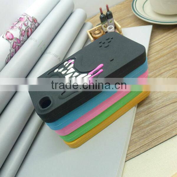 Silicone new funny case for iphone 4, iphone 5