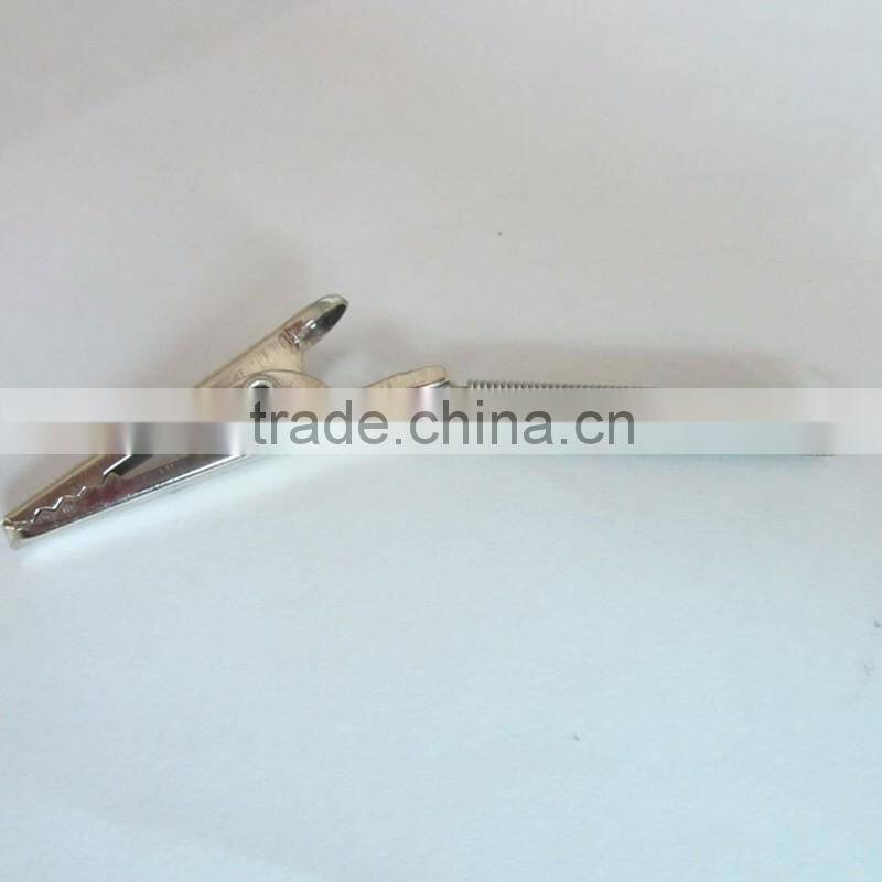 Fashion High Quality Metal Small Alligator Clips with spring for wholesale