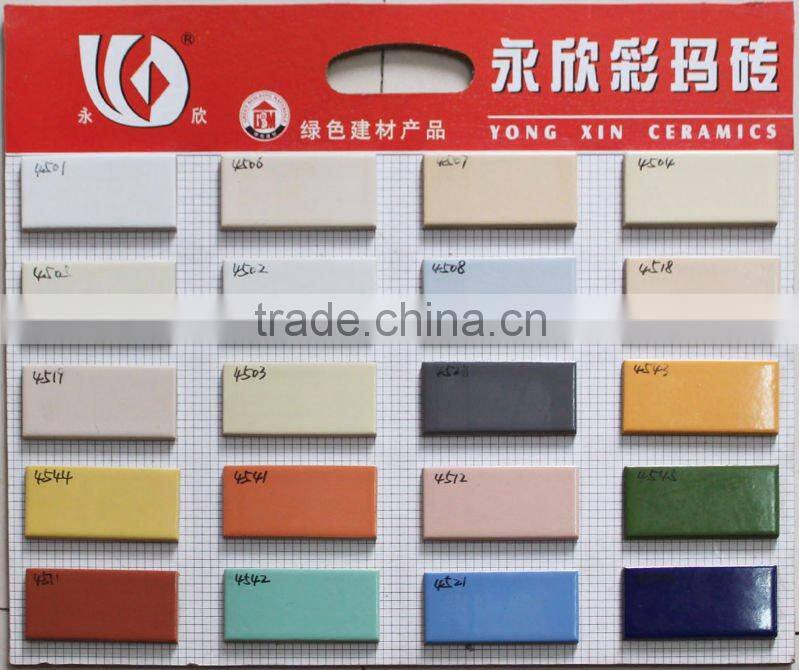 Black small size rustic wall tiles picture in china 100x100mm