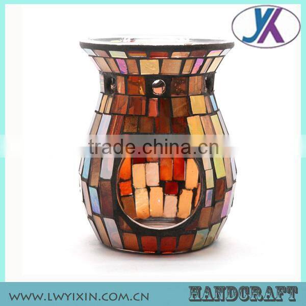Hand made new design glass mosaic incense oil burner
