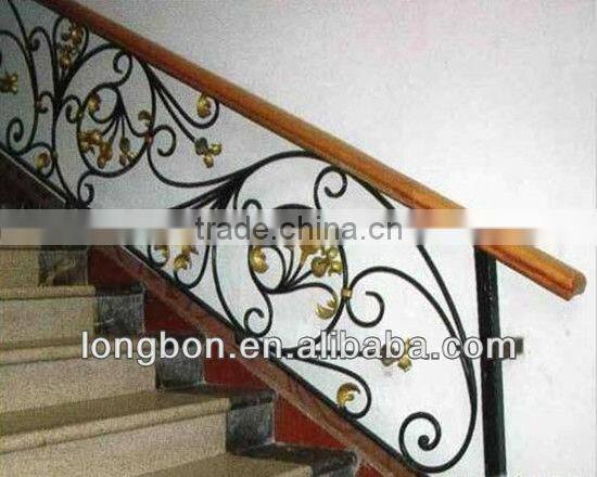 Top-selling modern hand forged outdoor handrail