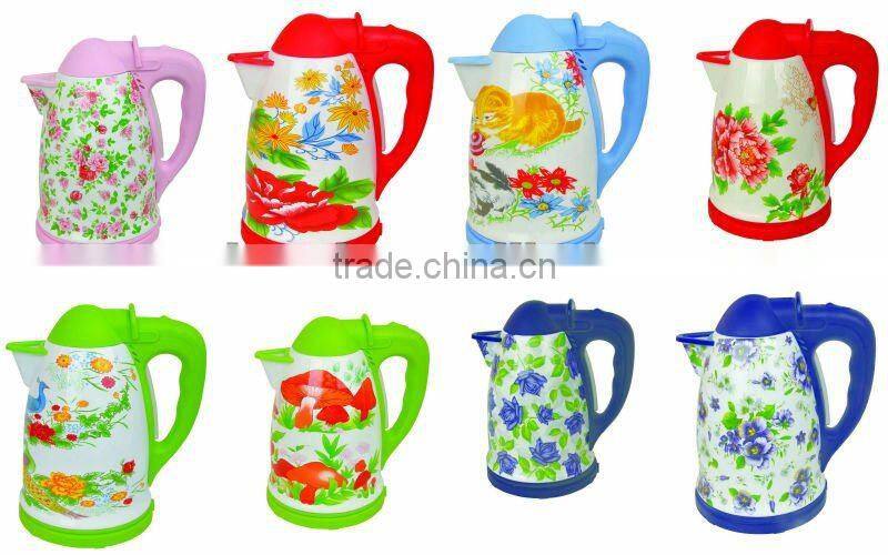 360 degrees rotating basenew designed enamel electric kettle, jug kettle, CE/RoHS approved enamel kettle, enamel water kettle