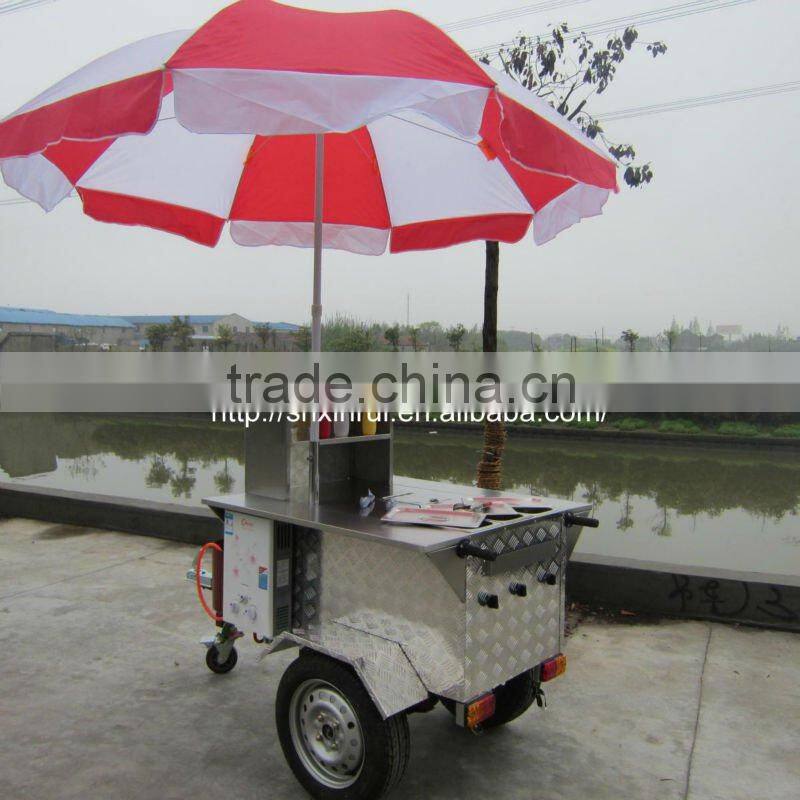 Hot Dog Cart XR-HD110 A With Big Wheels