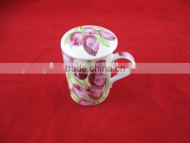 YF18607 ceramic crinkle mug unique design