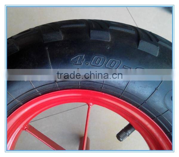 Cheap Inflatable Pneumatic 400-8 Air Rubber Wheel for Wheelbarrow