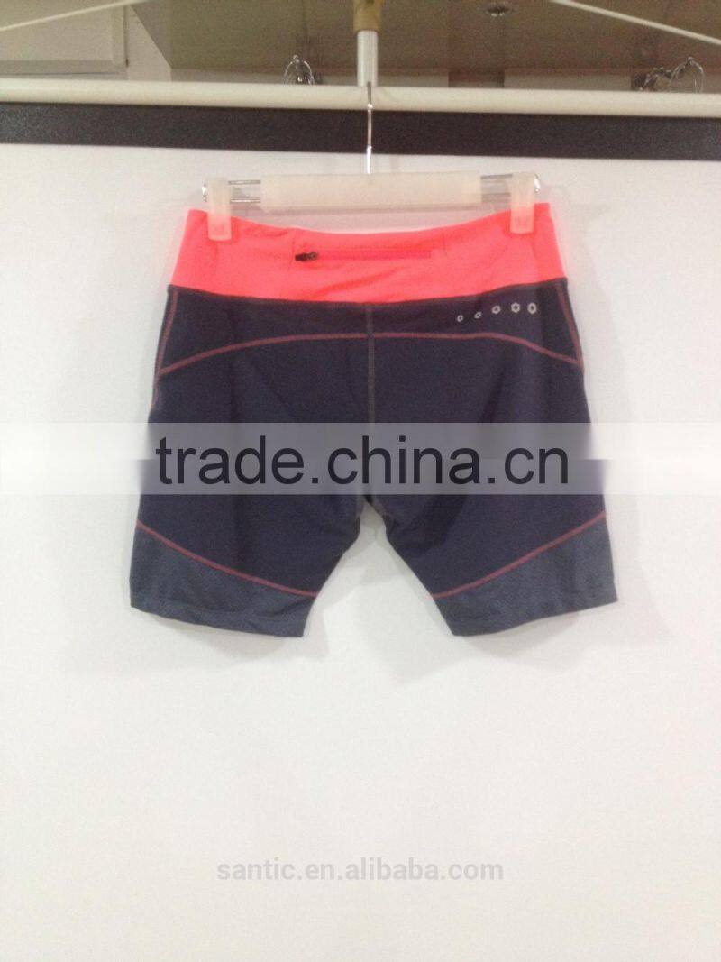 2015 new breathable&comfortable ladies gym shorts