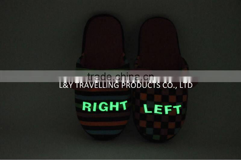 Light at night women indoor slippers,Light at night women bedroom slippers,light slippers