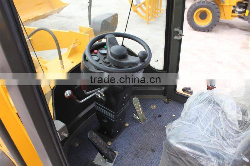 1800kg mini wheel loader 1.8 ton with air conditioner and joystick control for sale