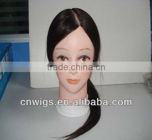 Premium Quality human hair training head/hairdressing training heads