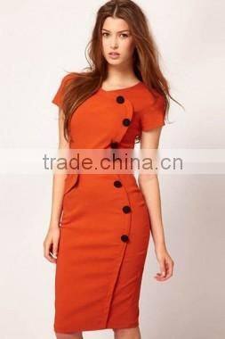 OEM Manufacture Ladies Midi Dresses Womens Formal Dress Customized Design