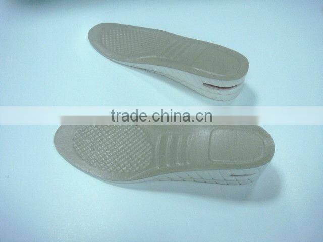 PU leather height increase insole leather increase insole