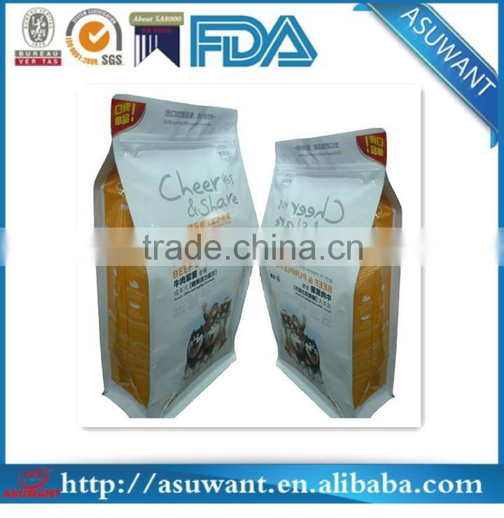 flat bottom laminated dog food bag 20kg