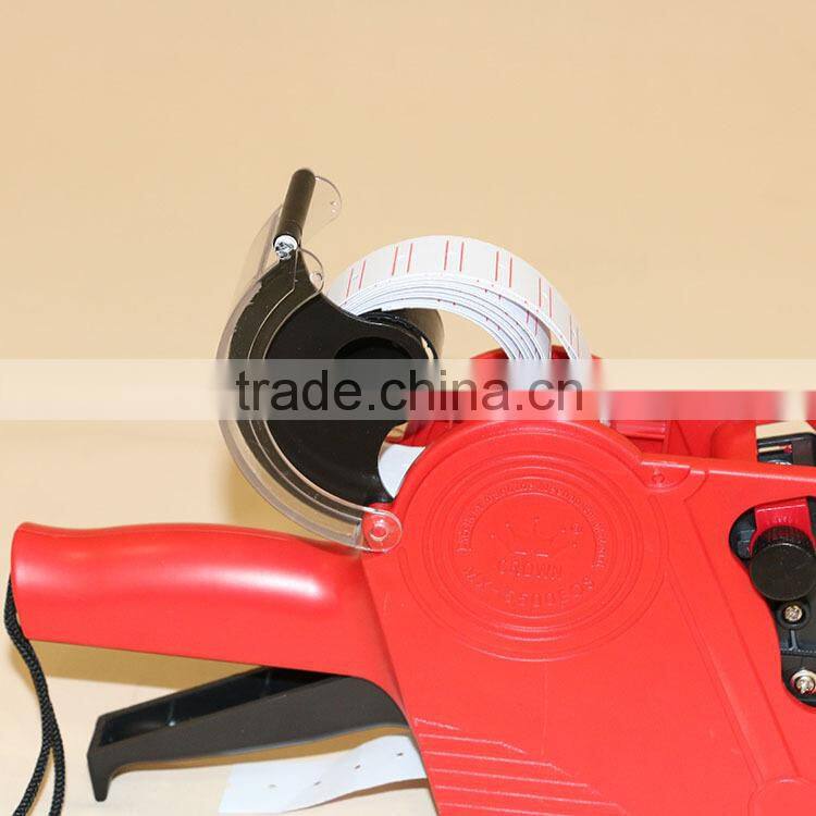 Portable one line 8 bits plastic price label gun