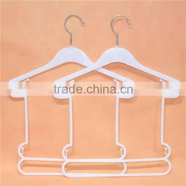 Plastic children clothes hanger for baby clothes
