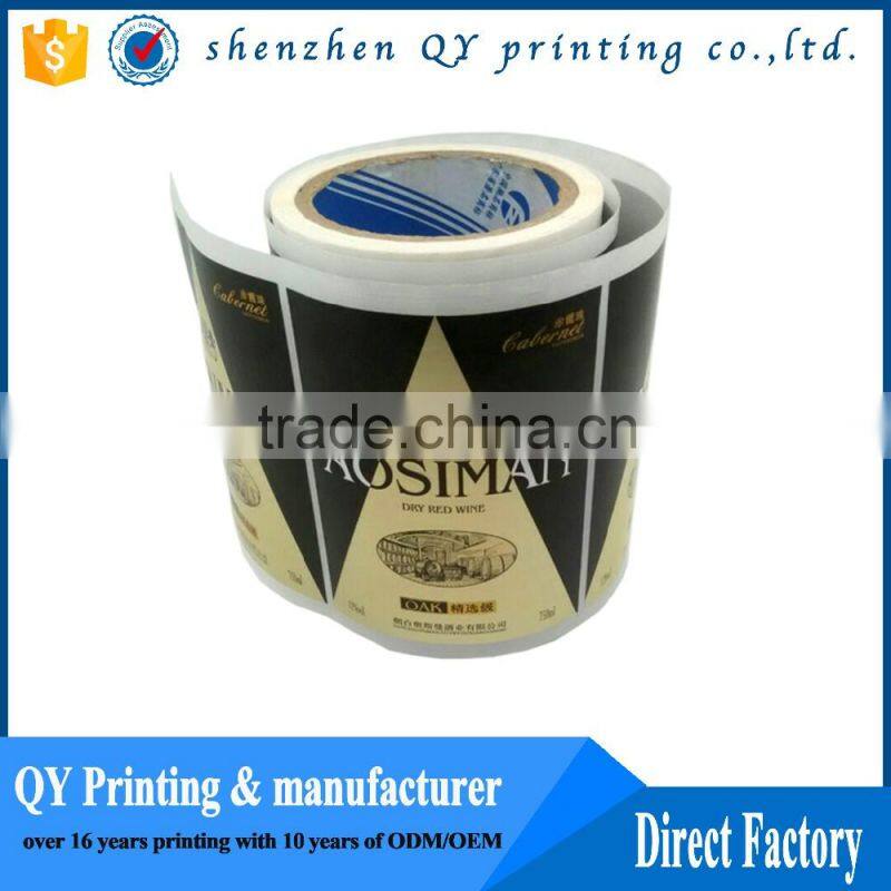 Wine Bottle Sticker, Wine Bottle Sticky Label, Wine Canned Label
