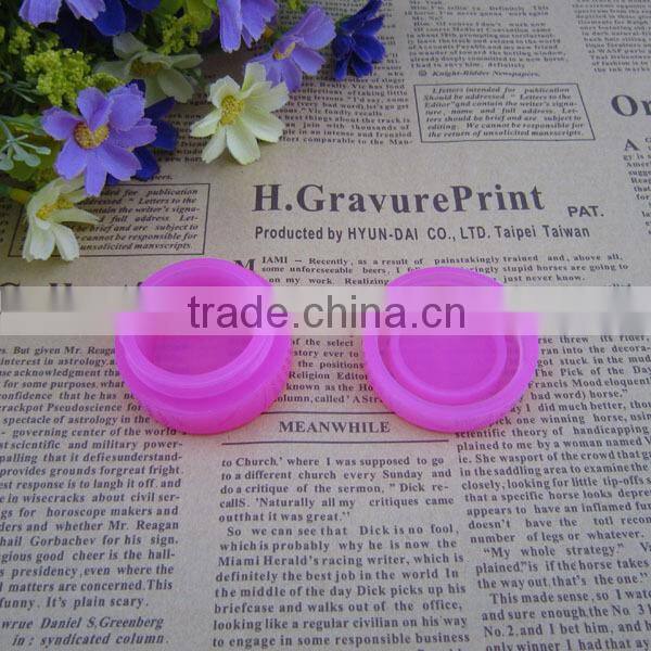 high quality colorful 38mm non-stick wax oil container storage jar