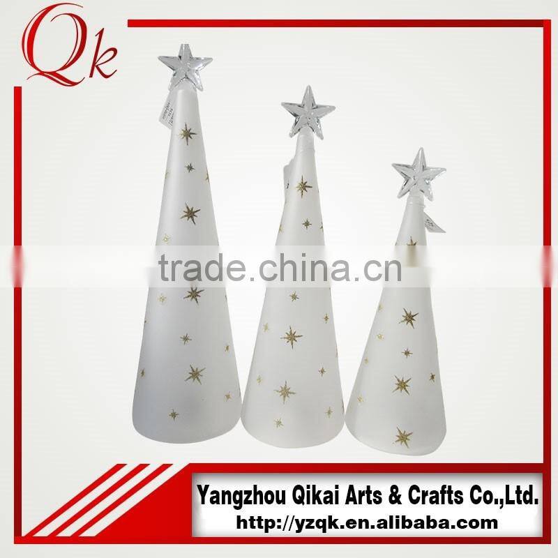 stock christmas tree with led light as children gifts in christmas