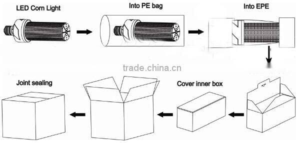 360 degree E40 base 50-60Hz LED Corn Bulb Lights 100W 10000lumens