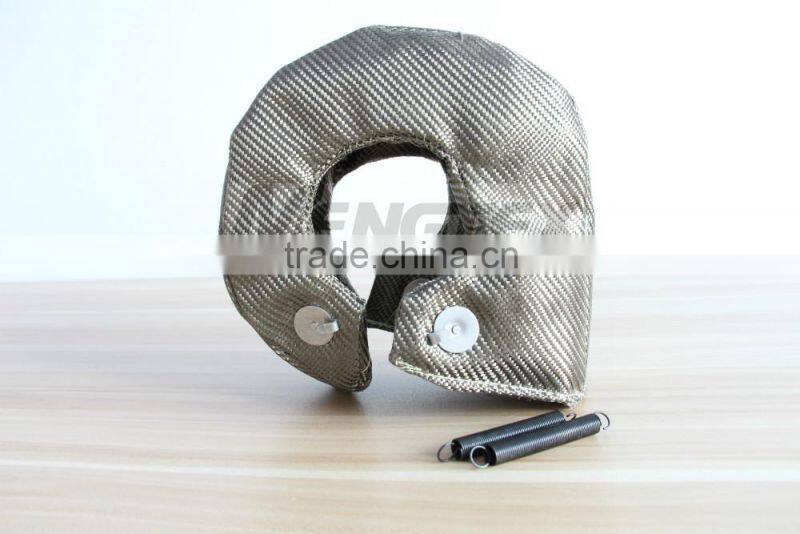 High Quality Titanium Heat Shield turbo Blanket and car exhaust parts for garrett gtx30