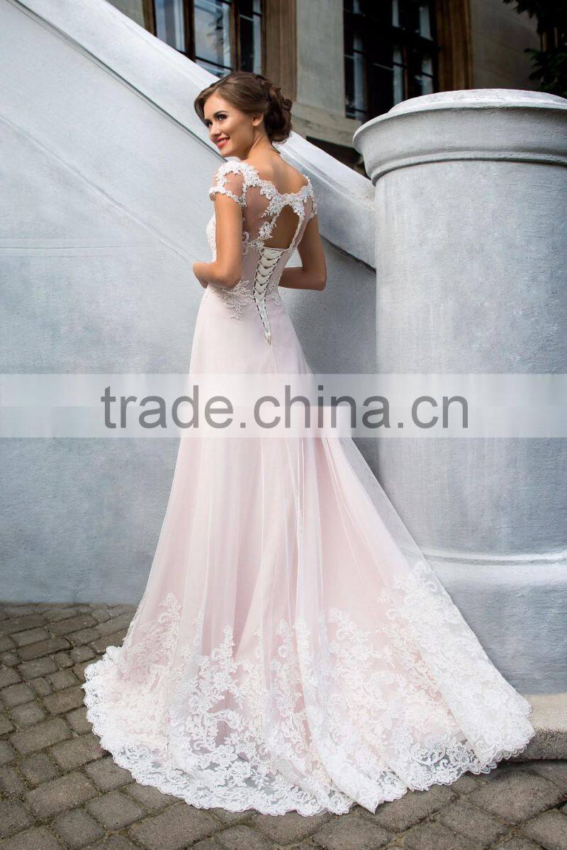 Amazing Italian tulle New Design Wedding Dress Fashion Collection