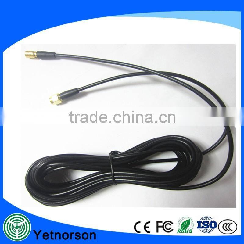 RFJumper cable Antenna RF coaxial Cable Assembly with SMA and SMB connector