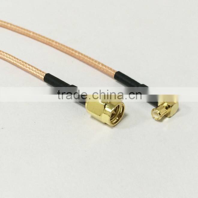High performance SMA female to male right angle MCX RF Pigtail Coaxial Cable RG316