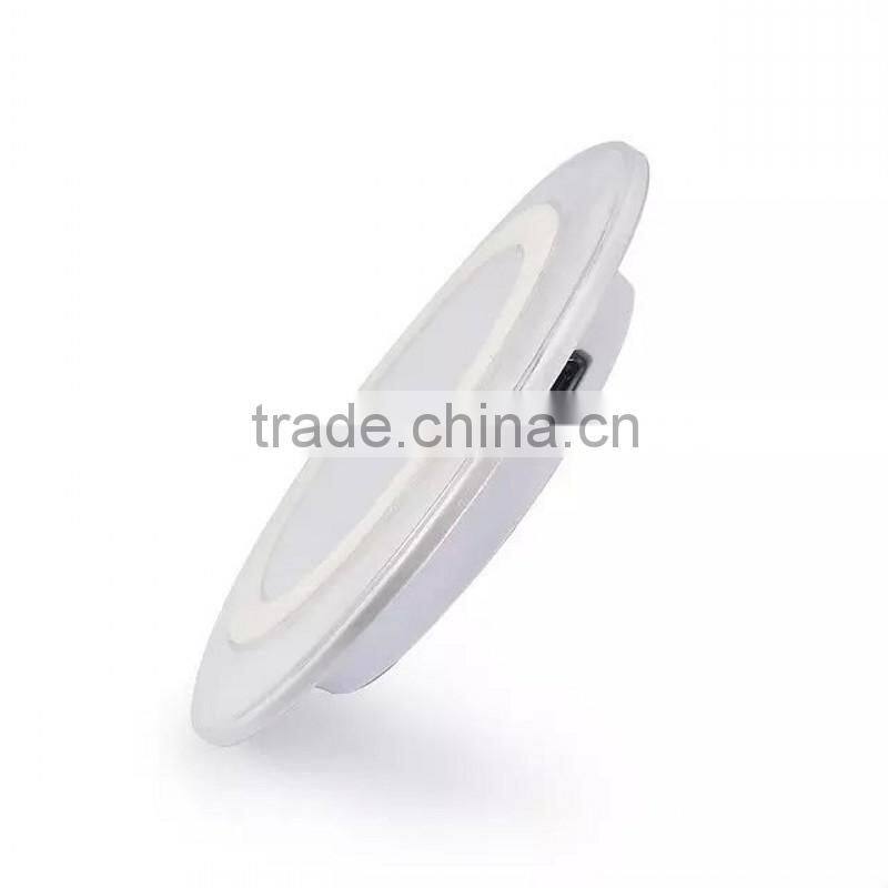 Qi Wireless charger Genuine charging PAD for samsung galaxy s6 edge, DC5V wireless charger for Samsung Galaxy S6 S6 Edge note 5