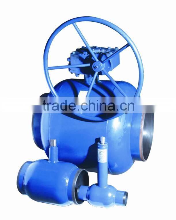 new steel fully welded ball valve