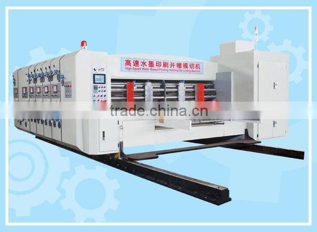 Automatic flexo printer slotter die cutter