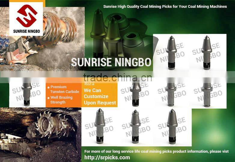 High toughness miner drill bits coal mining drill rig shank, blocks and sleeves coal mining bits