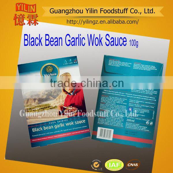 100g Chinese Style Seasoning Black Bean Garlic Sauce brands manufacturer