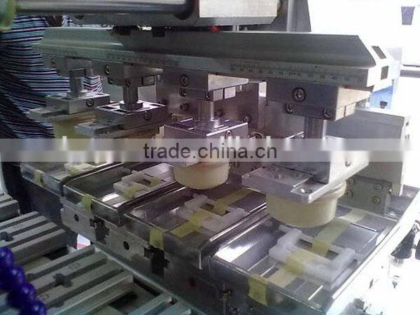 Desktop 4 Color pad printing machine China manufacture for printing ball