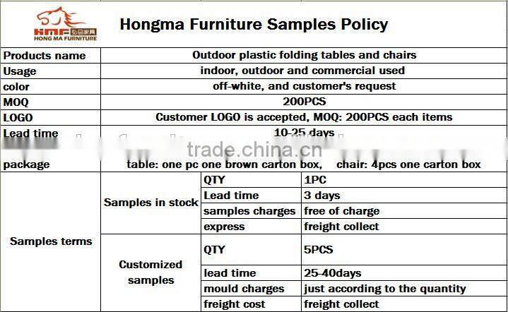 4ft plastic round folding wedding table