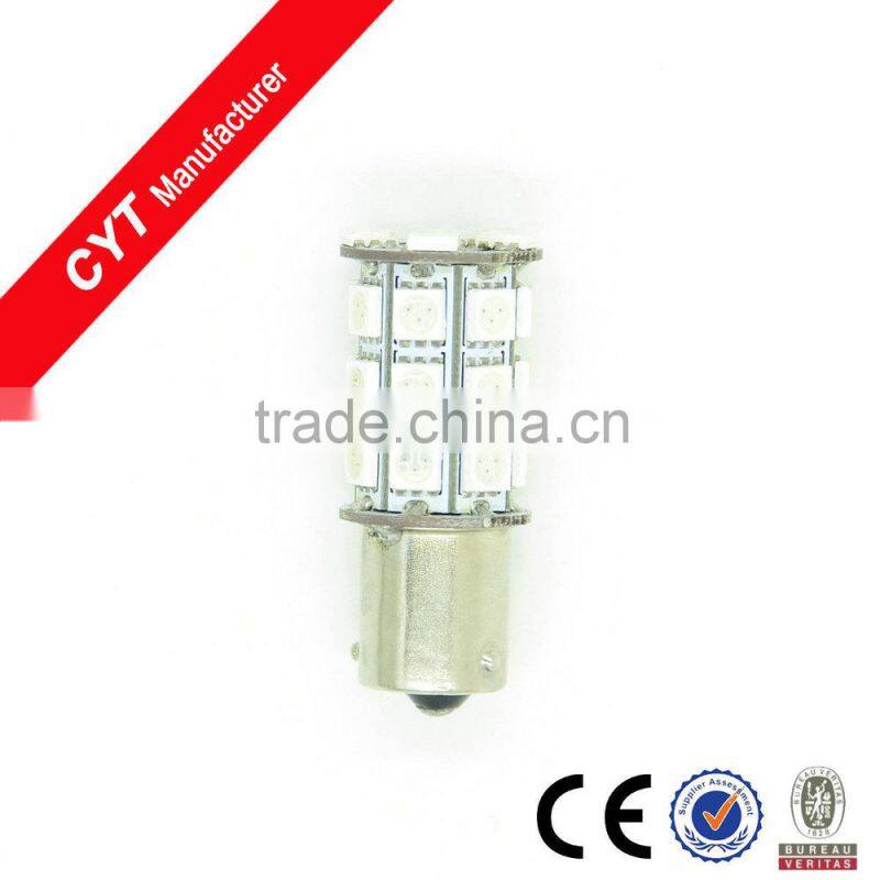 DC12V 1156 1157 27SMD 6W LED Yellow Car Turn signal Light