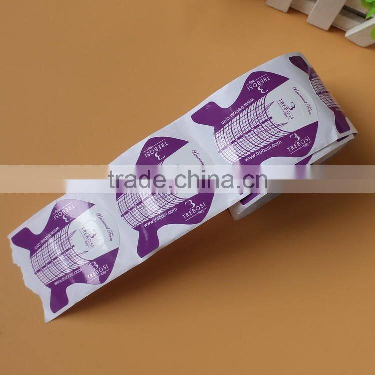 500Pcs Nail Art Tips Extension Forms Paper Nail Forms Nail Art Tool