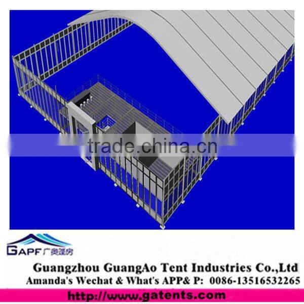Direct Factory Price Best Selling curved tent equipment