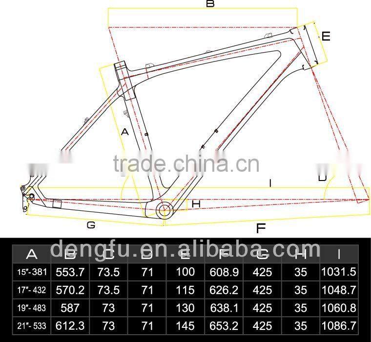700c new full inside cable carbon frame ,cycle cross frame FM016