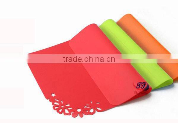 2015 best promotion colorful customized silicone baking mat private label
