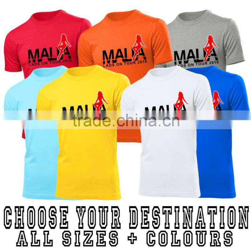 2014 women's style plain color t-shirt OEM factory price with you own design cheap plain white byc t-shirt wholesale used clothe