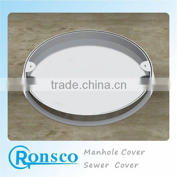 Round manhole cover with stainless steel material
