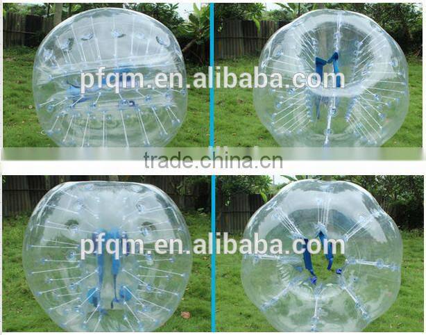 TPU PVC bumper loopy bubble soccer zorbing ball