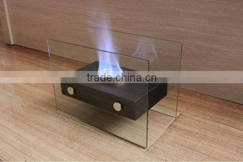 ethanol fireplace mantel