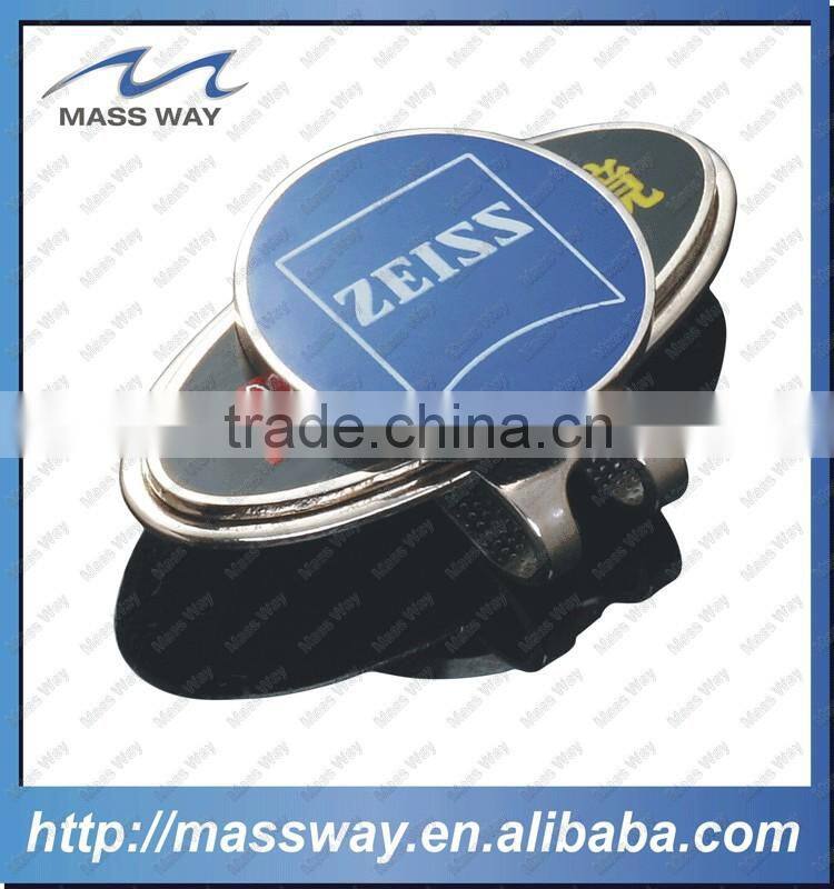 custom 3D pink enamel metal magnetic golf ball marker