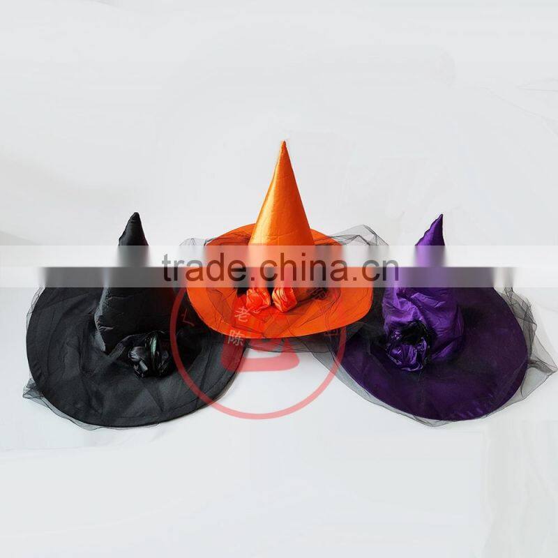 2015 guangdong factory wholesale witch hat halloween witch hat for female