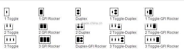 So many kind of metal switch plate fit North America switches